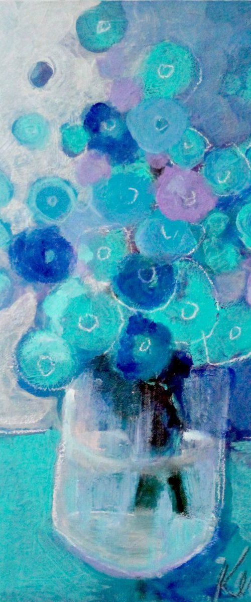 Bouquet in Blue by Kerri McCabe