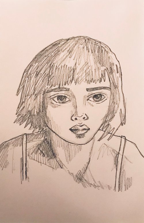 Portrait Sketch by Kitty  Cooper