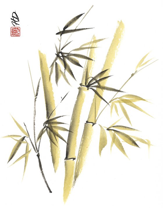 Golden Bamboo Harmony