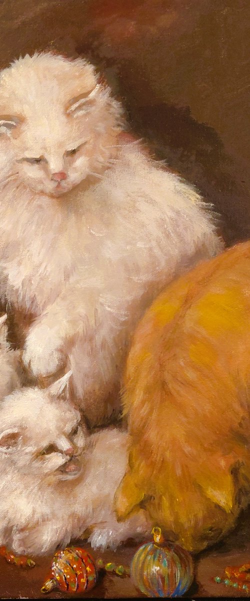 Christmas Cats by J Alexandra  Connor