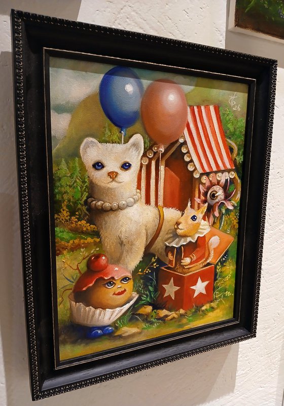 Small circus in the mountain