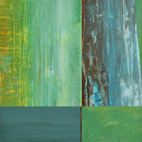 Somewhere Between Green and Blue