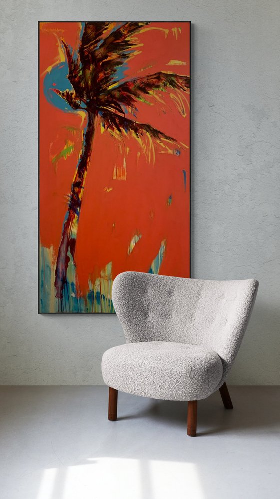 Orange palm