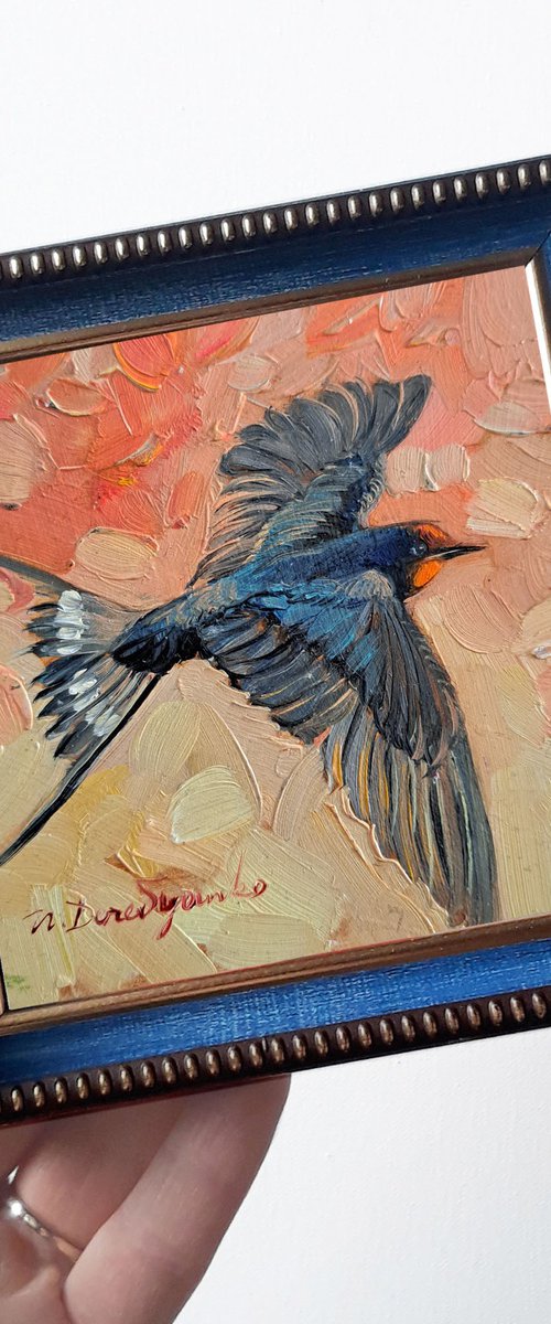 Small bird by Nataly Derevyanko
