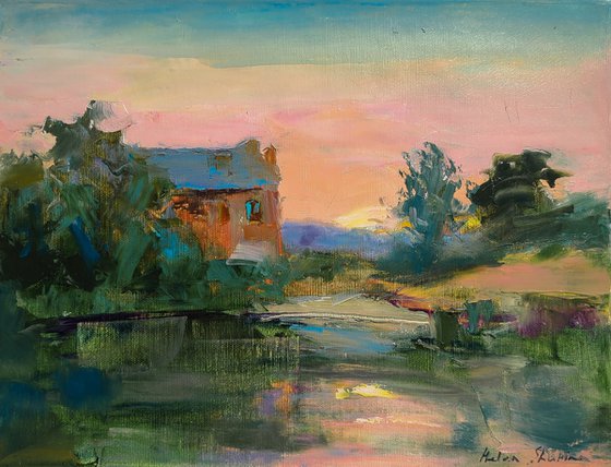 Sunrise by the Old Mill