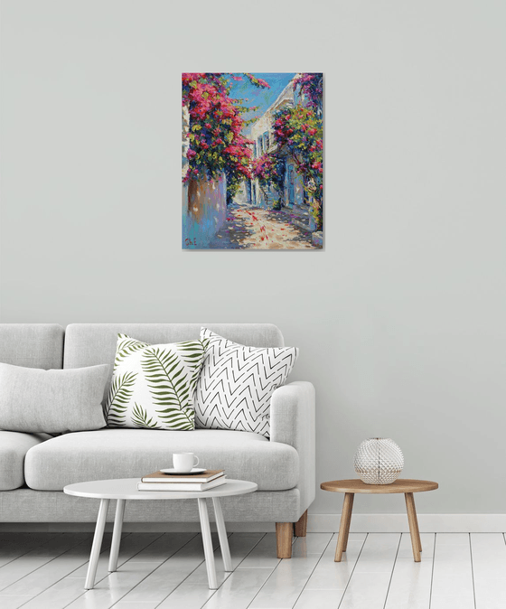 "Courtyard  in  Flowers"