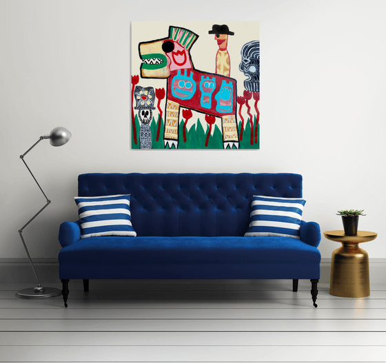 My Voffy Just Loves Tulips