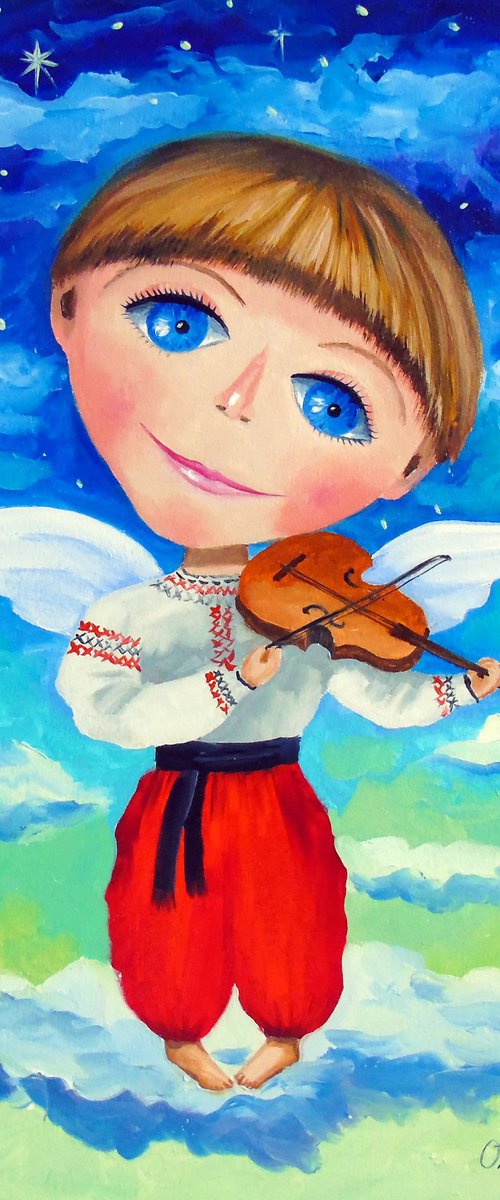 Angel Violinist by Olha Darchuk