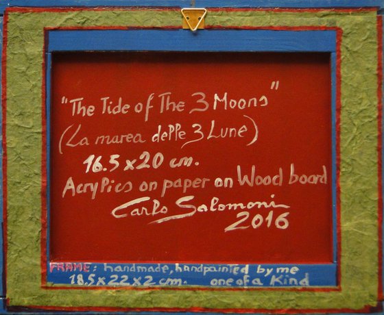 THE TIDE OF THE 3 MOONS -(framed)