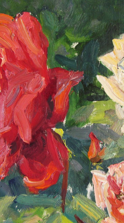 Roses by Viktoriia Pidvarchan