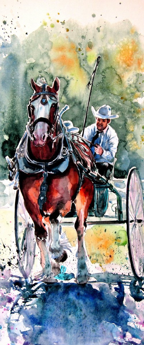 Horse race by Kovács Anna Brigitta