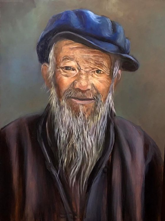 Old man with hat