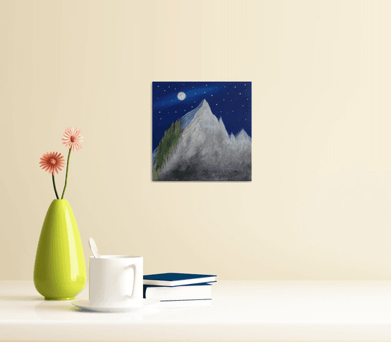 “Pointy Peaks” Miniature Size 15x15x1cm