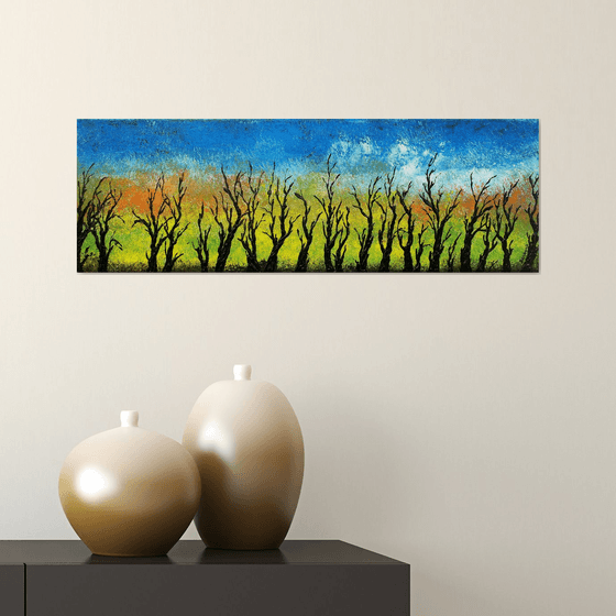 Winter Black Trees