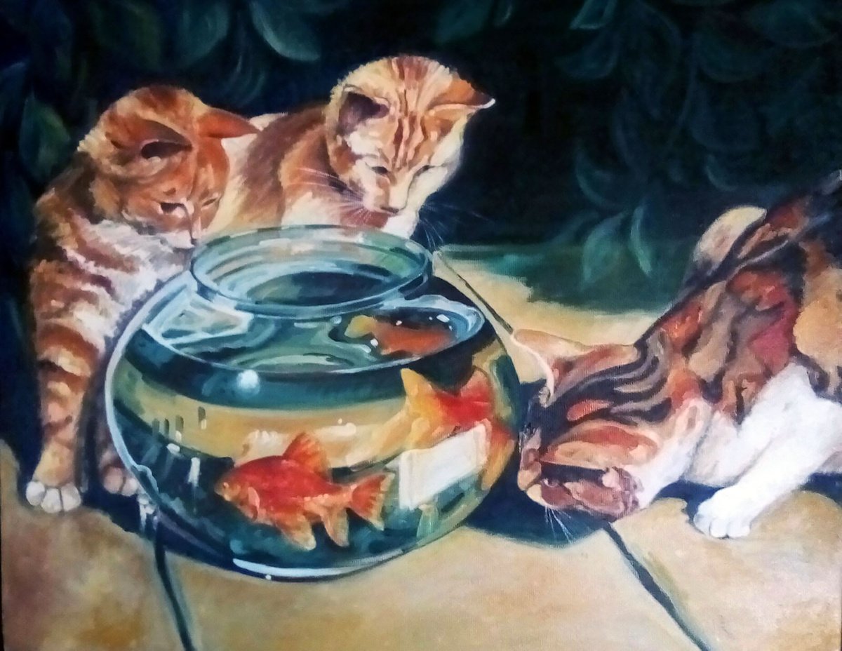 Fish and cats by Tatyana Ambre