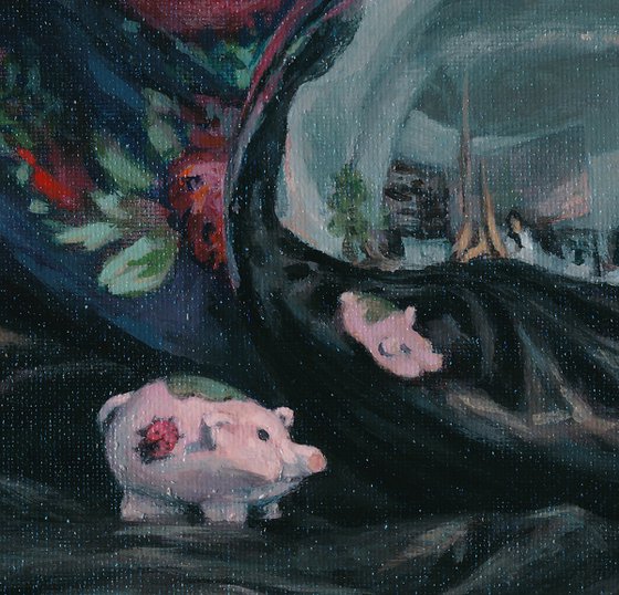 A Pig's Reflection