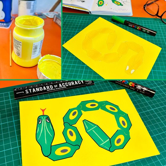 Wiggly Plastic Snake Toy