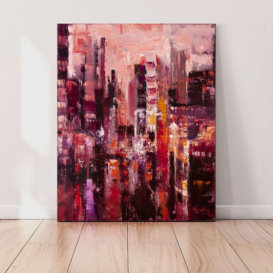 "City of Dreams" cityscape, abstraction