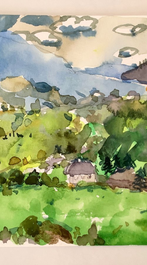 Little Irish Landscape №3 by Lana Verdi