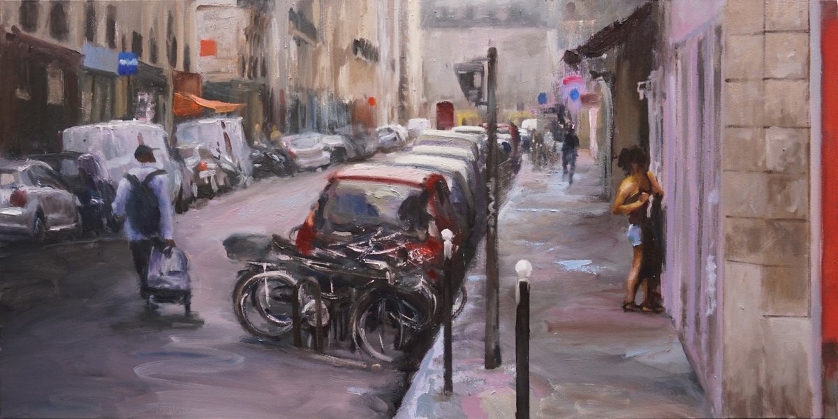 Street in paris 12 by Manuel Leonardi