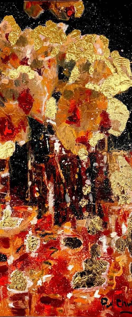 Golden Blossoms by Paul Cheng