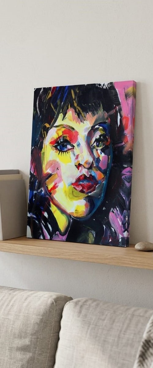 Gloria - portrait of girl from Rome by Iryna Tymkul