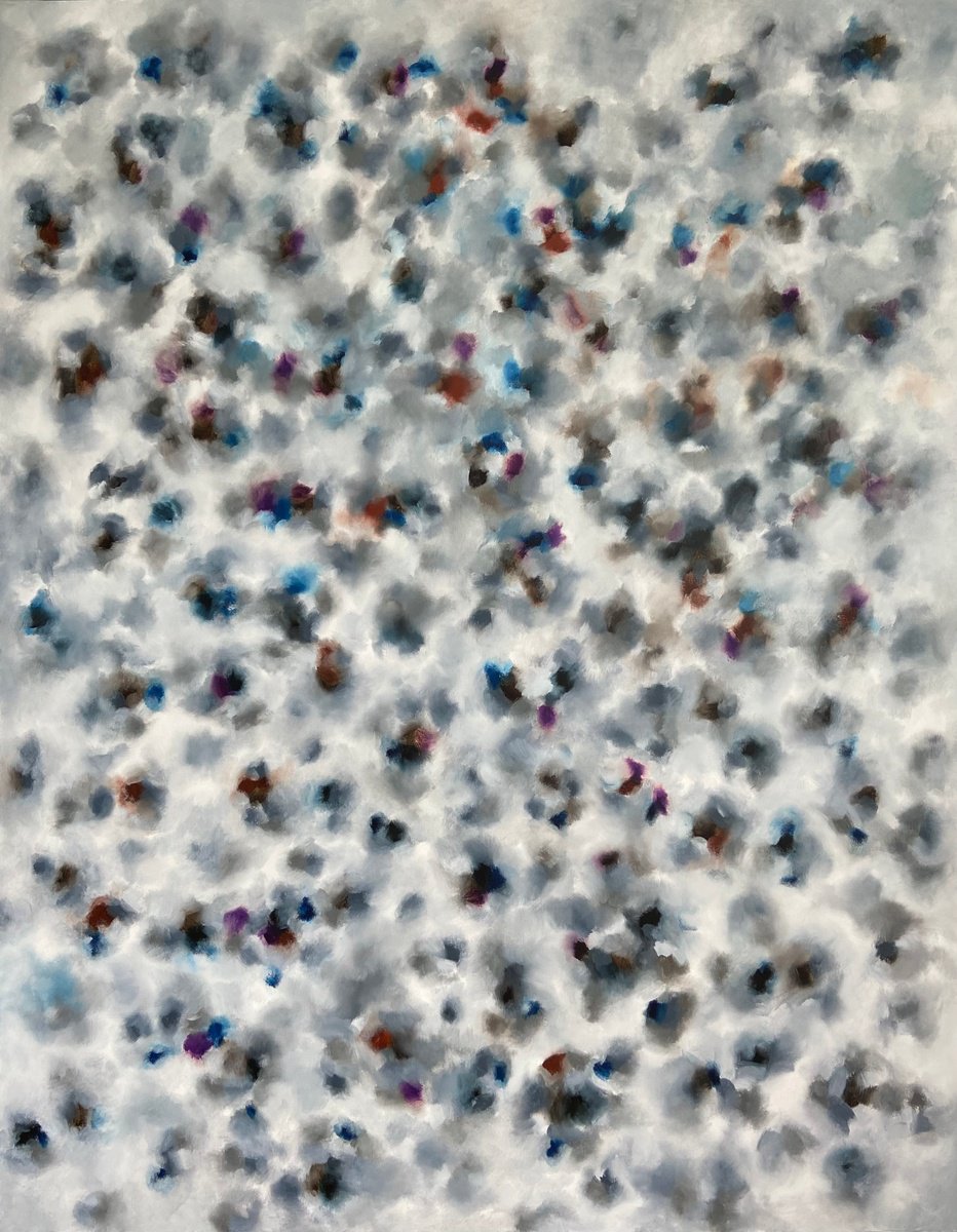Snow Meditation By Junija (Yuna) Galejeva, 43 X 55, Artwork For Sale On Artfinder