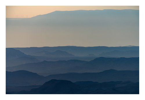 Sunrise over Ramon crater #6 | Limited Edition Fine Art Print 1 of 10 | 75 x 50 cm by Tal Paz-Fridman