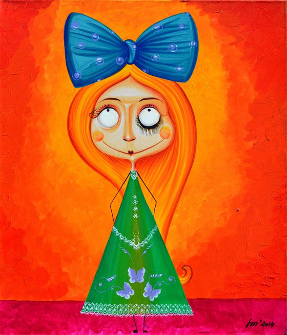 Girl with Bow