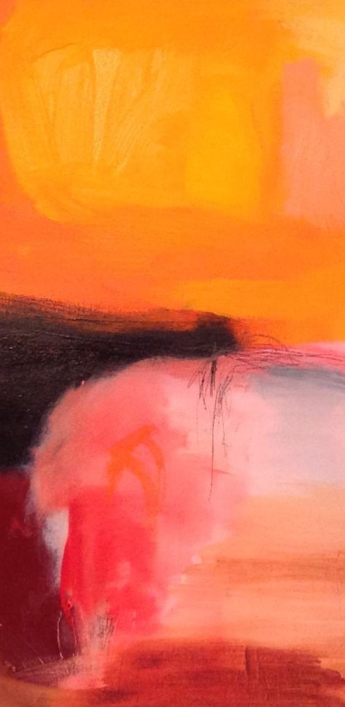 Orange ground # 8 by John Davison