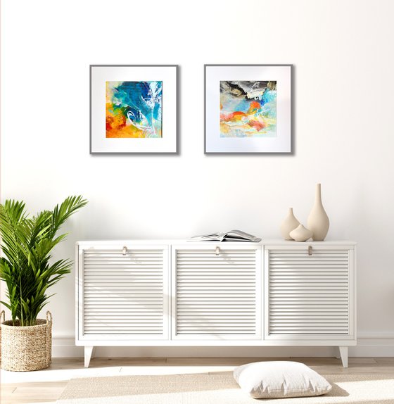 Formed by the wind, Diptych