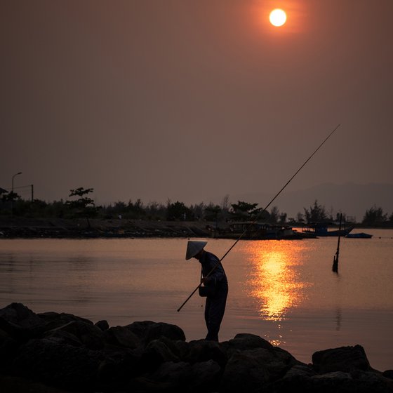 The Angler’s Sunset (Square)