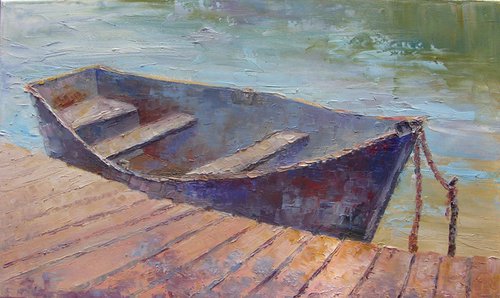 Portrait of a boat by Liubov Ponomarova
