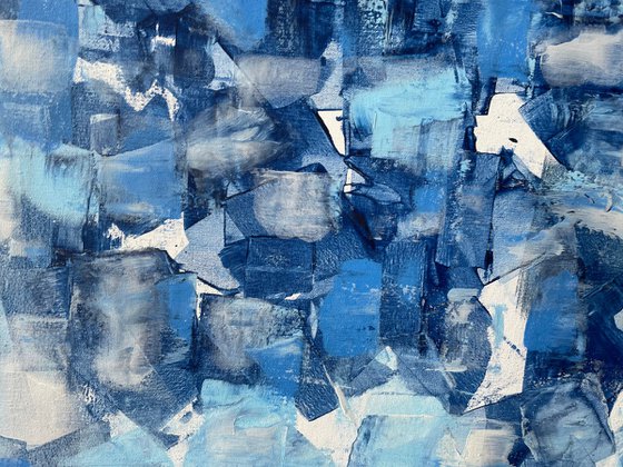 Abstraction in Blue and White