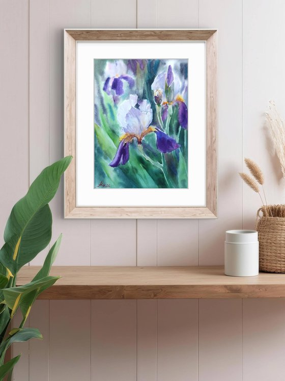 Iris flowers