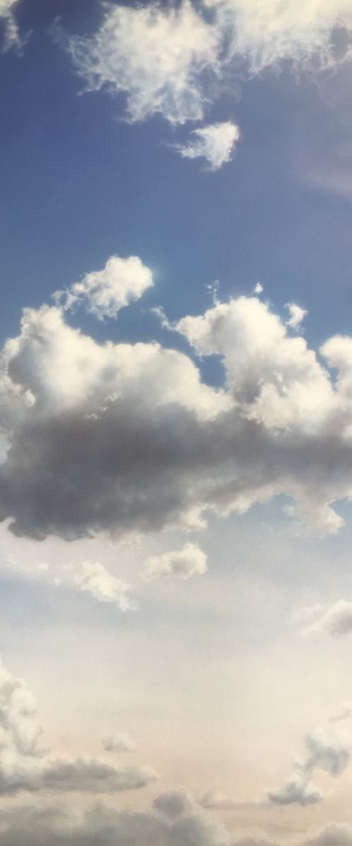 Sculptural Sky (92 x 122cm) by David Tracey