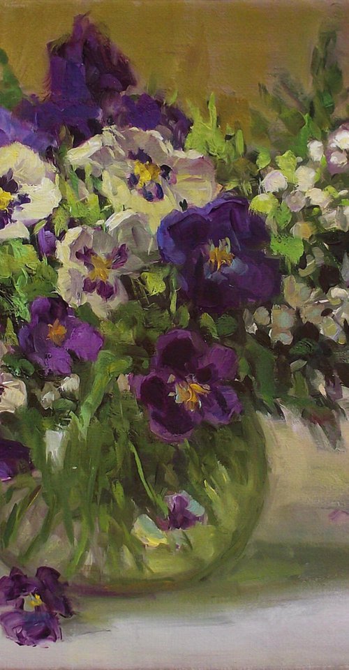 Spring  flowers by Vachagan Manukyan