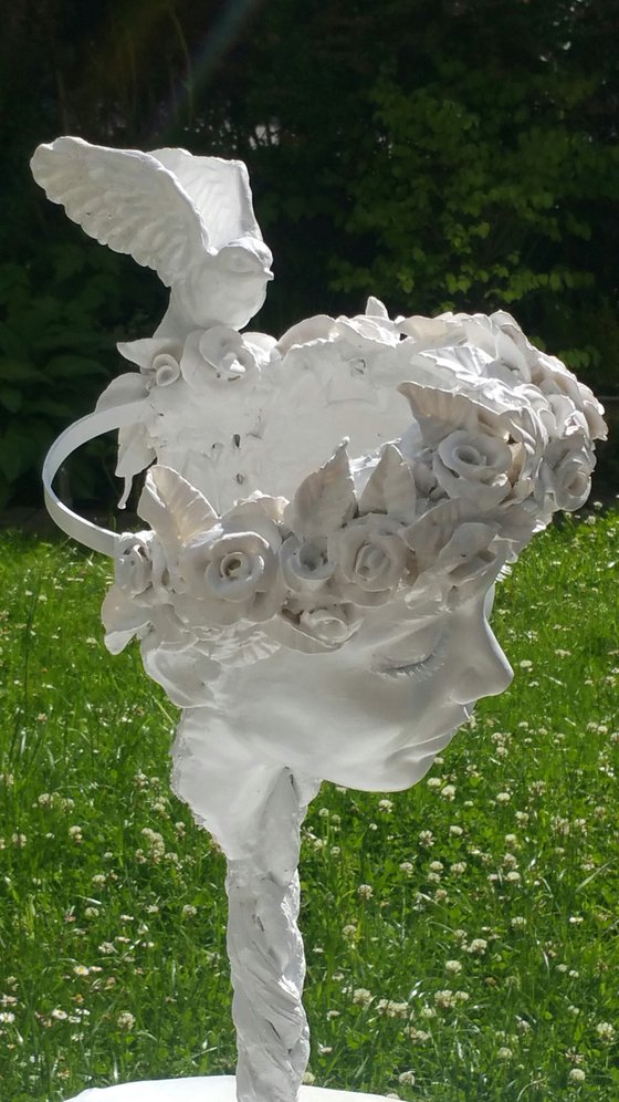"Flying connections.Swallow's nest" Unique sculpture