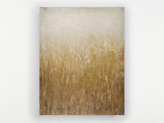 Summer Gold 210219, minimalist abstract earth tones