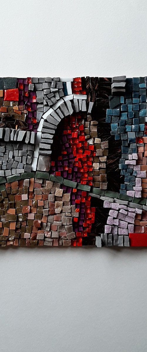 Landscape Abstract. Mosaic art. by Ulugbek Doschanov