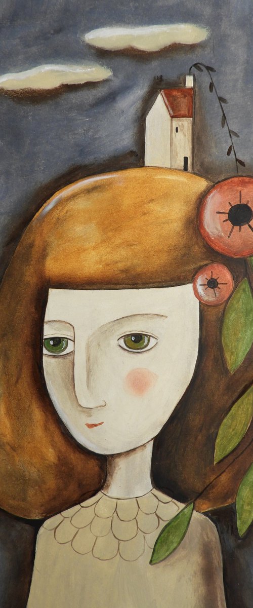 Thinking about flowers by Silvia Beneforti