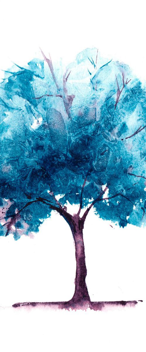 Rainbow Tree - Winter by Anjana Cawdell