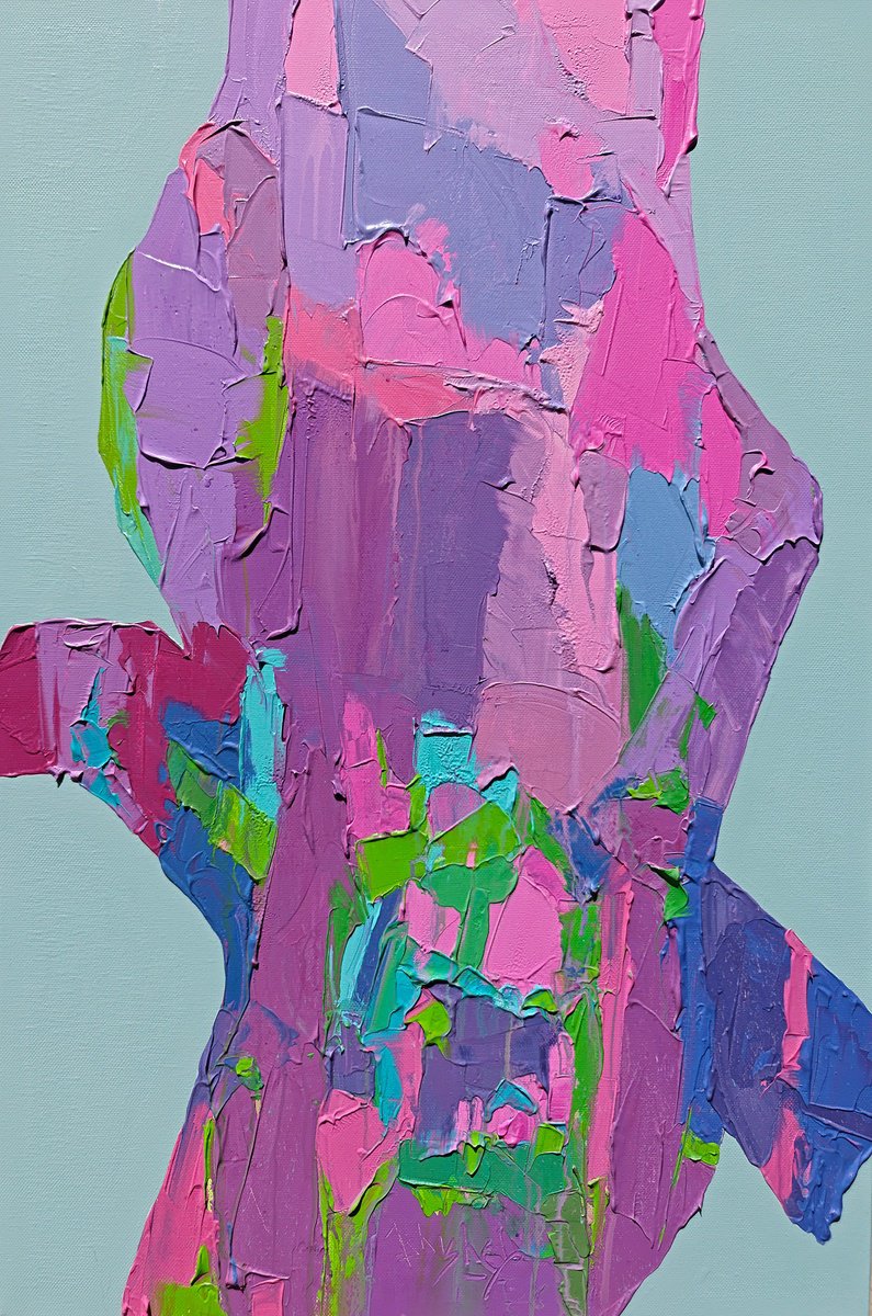  Violet Becoming By Abhishek Kumar, 28 X 40, Artwork For Sale On Artfinder