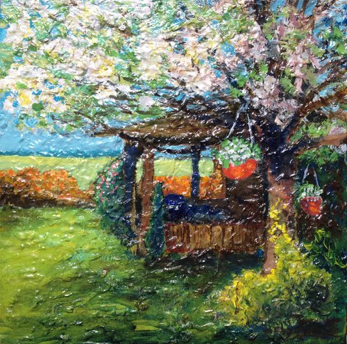 Springtime garden by René Goorman