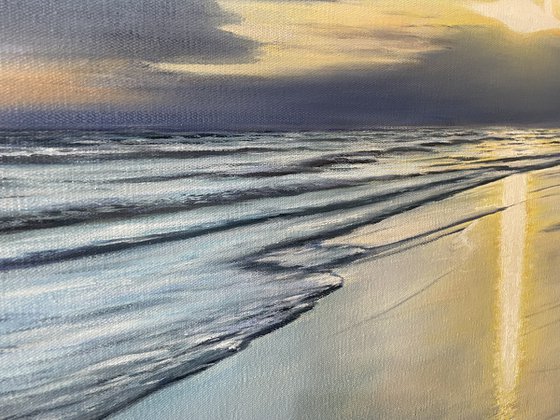 Golden Silence - Ocean sunset