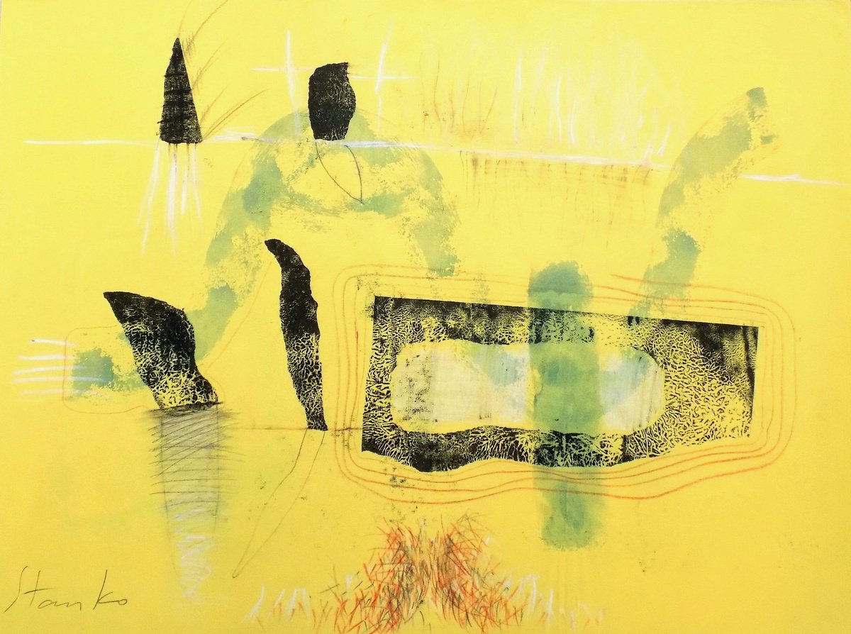 Abstract Landscape-Ii By Stanislav Bojankov, 26 X 20, Artwork For Sale On Artfinder