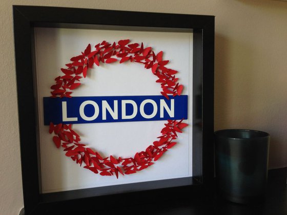 London Underground Sign 3D