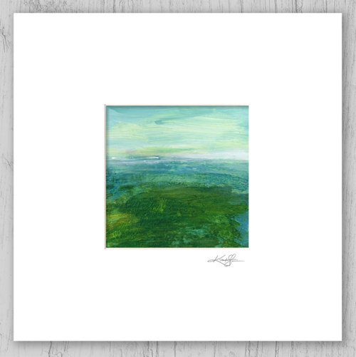 Mystical Land 106 - Textural Landscape Painting by Kathy Morton Stanion by Kathy Morton Stanion