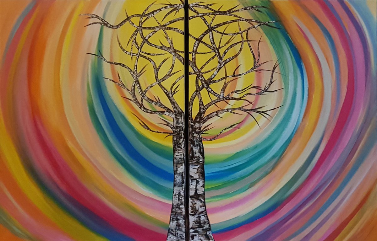 Tree of Knowledge and Paradise by Alexandra Romano