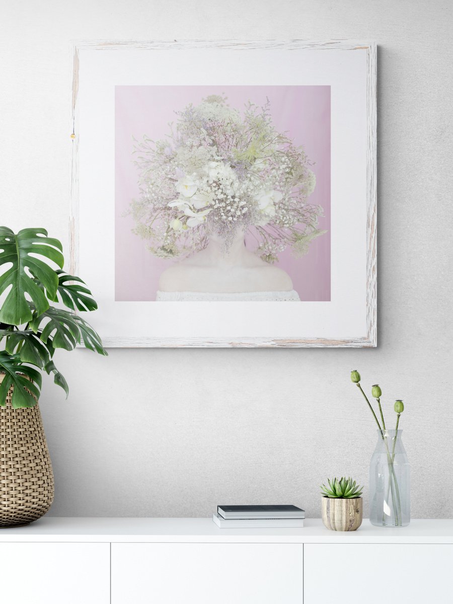 Expressive Portrait Photograph By Ziesook You, 20 X 20", Scent Of Texasa 05082021, Original Artwork